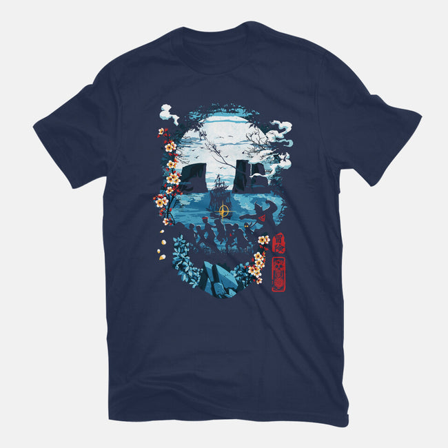 Night In Astoria-Womens-Fitted-Tee-Arinesart