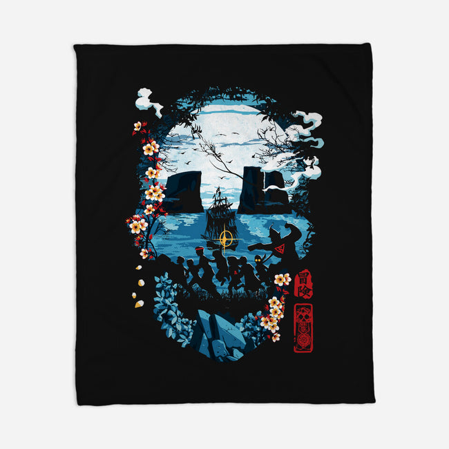Night In Astoria-None-Fleece-Blanket-Arinesart