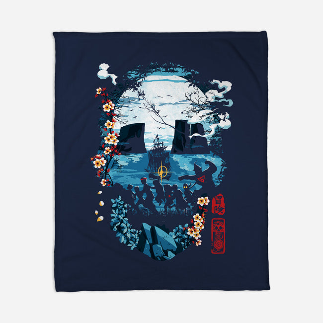 Night In Astoria-None-Fleece-Blanket-Arinesart