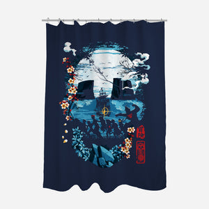 Night In Astoria-None-Polyester-Shower Curtain-Arinesart