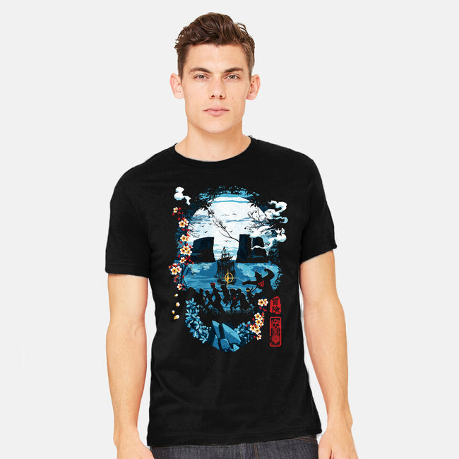 Night In Astoria-Mens-Heavyweight-Tee-Arinesart