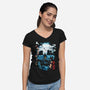 Night In Astoria-Womens-V-Neck-Tee-Arinesart