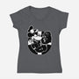 Animation Mouse Sailor-Womens-V-Neck-Tee-Studio Mootant
