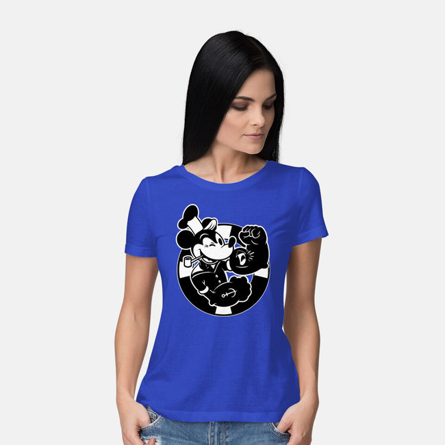 Animation Mouse Sailor-Womens-Basic-Tee-Studio Mootant