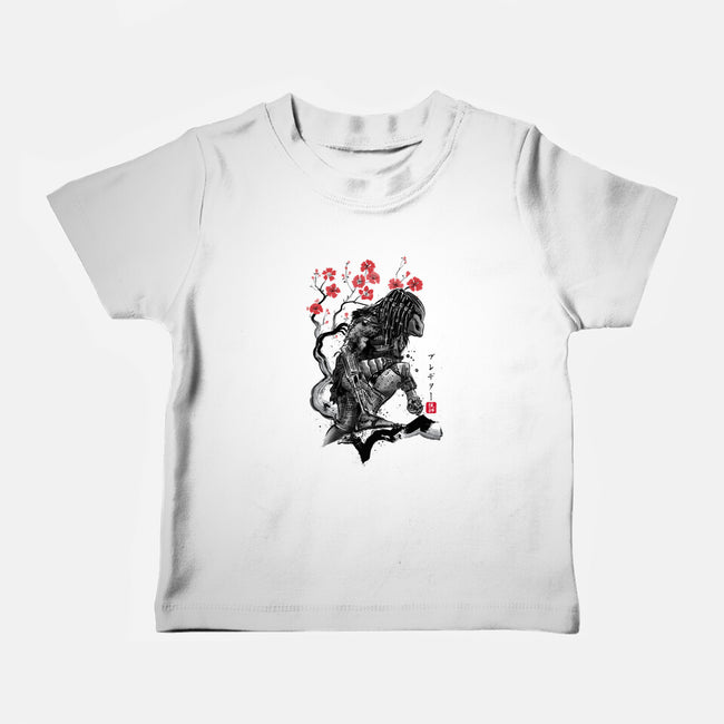 Jungle Hunter Sumi-e-Baby-Basic-Tee-DrMonekers