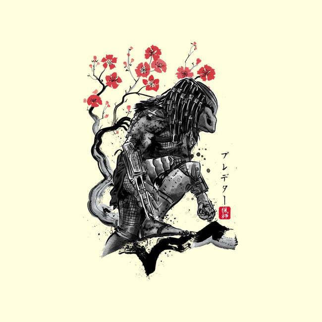 Jungle Hunter Sumi-e-None-Stretched-Canvas-DrMonekers