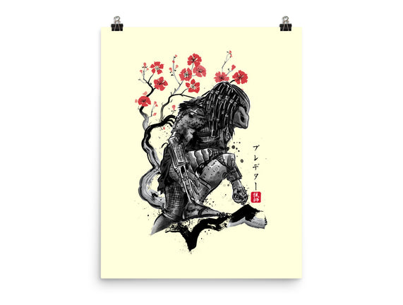 Jungle Hunter Sumi-e