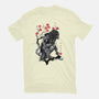 Jungle Hunter Sumi-e-Mens-Basic-Tee-DrMonekers