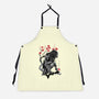 Jungle Hunter Sumi-e-Unisex-Kitchen-Apron-DrMonekers