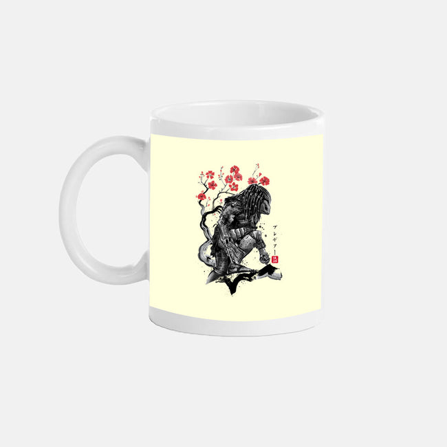 Jungle Hunter Sumi-e-None-Mug-Drinkware-DrMonekers