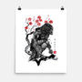 Jungle Hunter Sumi-e-None-Matte-Poster-DrMonekers