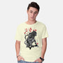 Jungle Hunter Sumi-e-Mens-Basic-Tee-DrMonekers