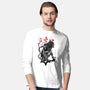 Jungle Hunter Sumi-e-Mens-Long Sleeved-Tee-DrMonekers