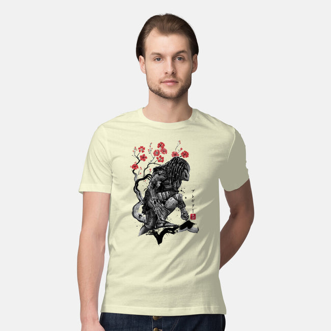 Jungle Hunter Sumi-e-Mens-Premium-Tee-DrMonekers