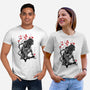 Jungle Hunter Sumi-e-Unisex-Basic-Tee-DrMonekers