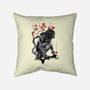 Jungle Hunter Sumi-e-None-Removable Cover w Insert-Throw Pillow-DrMonekers