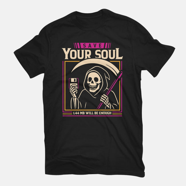 Save Your Soul-Womens-Fitted-Tee-sachpica