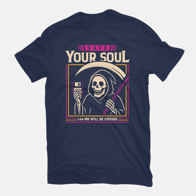 Save Your Soul-Womens-Fitted-Tee-sachpica
