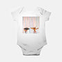 Colorful Rain-Baby-Basic-Onesie-Raffiti