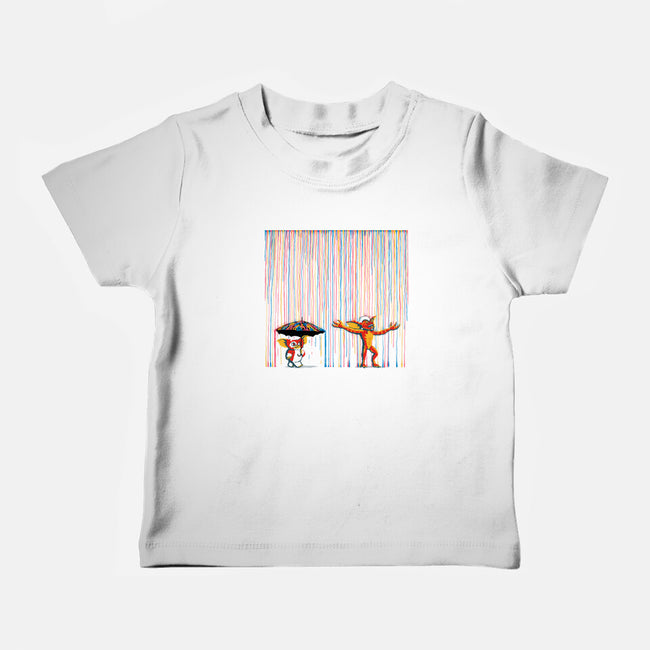 Colorful Rain-Baby-Basic-Tee-Raffiti