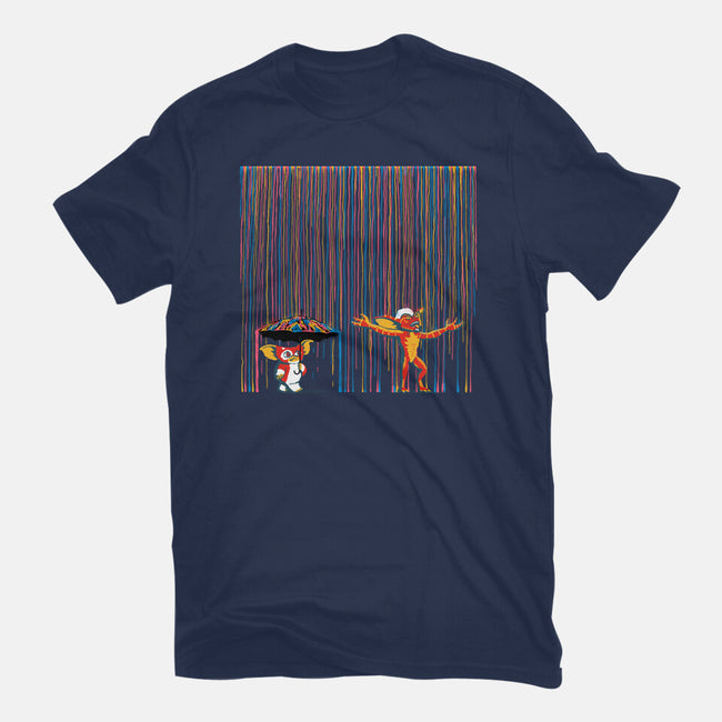 Colorful Rain-Womens-Basic-Tee-Raffiti