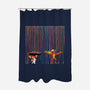 Colorful Rain-None-Polyester-Shower Curtain-Raffiti
