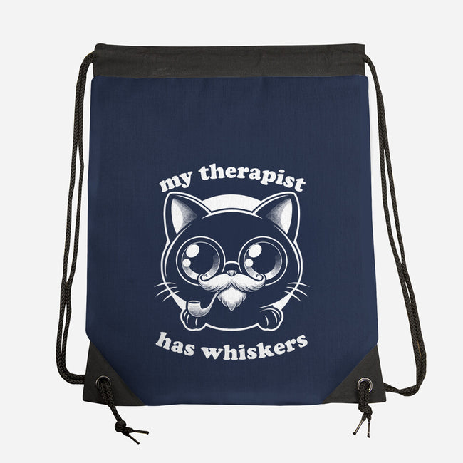 Therapist Cat-None-Drawstring-Bag-Studio Mootant