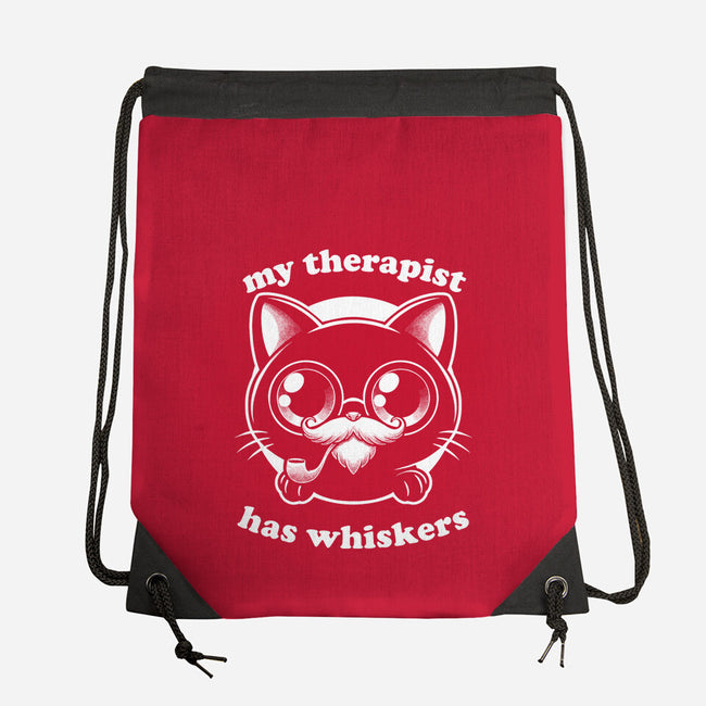 Therapist Cat-None-Drawstring-Bag-Studio Mootant