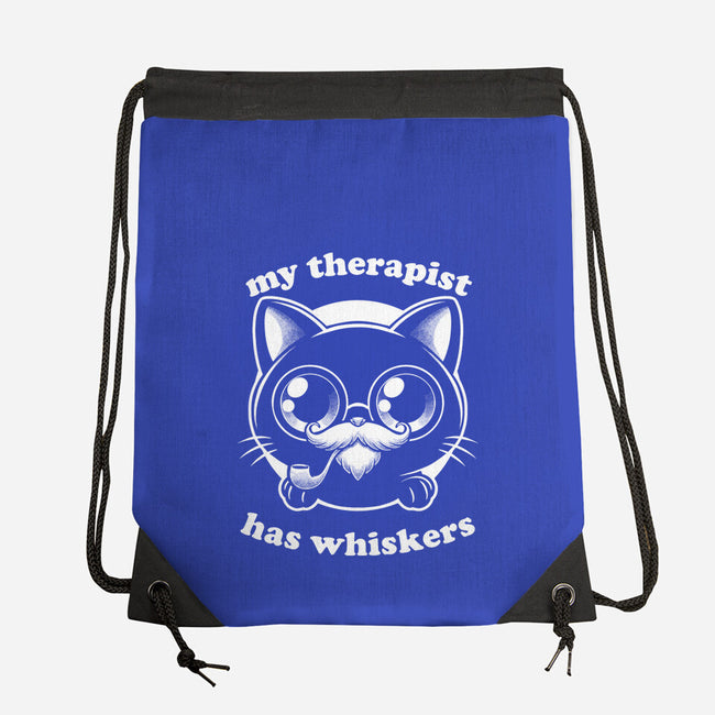 Therapist Cat-None-Drawstring-Bag-Studio Mootant