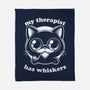 Therapist Cat-None-Fleece-Blanket-Studio Mootant