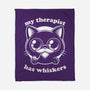 Therapist Cat-None-Fleece-Blanket-Studio Mootant