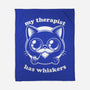 Therapist Cat-None-Fleece-Blanket-Studio Mootant