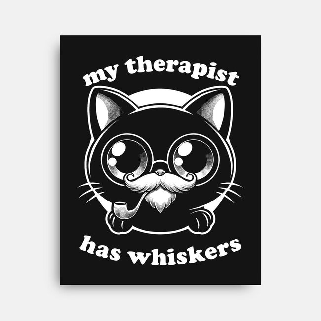 Therapist Cat-None-Stretched-Canvas-Studio Mootant
