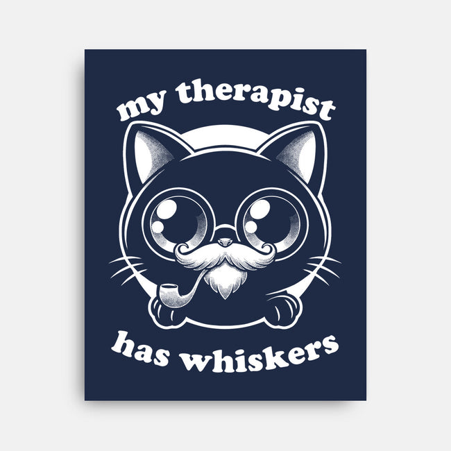 Therapist Cat-None-Stretched-Canvas-Studio Mootant