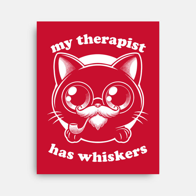 Therapist Cat-None-Stretched-Canvas-Studio Mootant