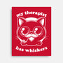 Therapist Cat-None-Stretched-Canvas-Studio Mootant