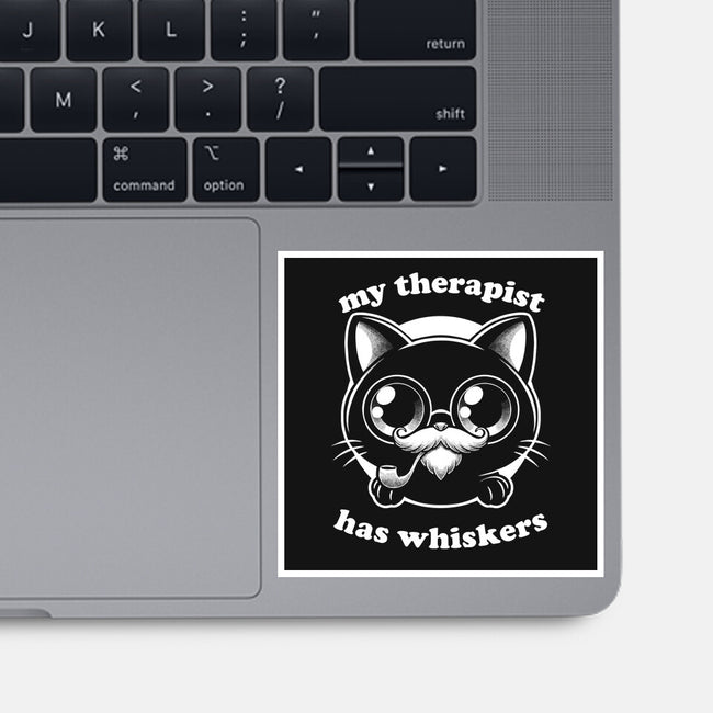 Therapist Cat-None-Glossy-Sticker-Studio Mootant