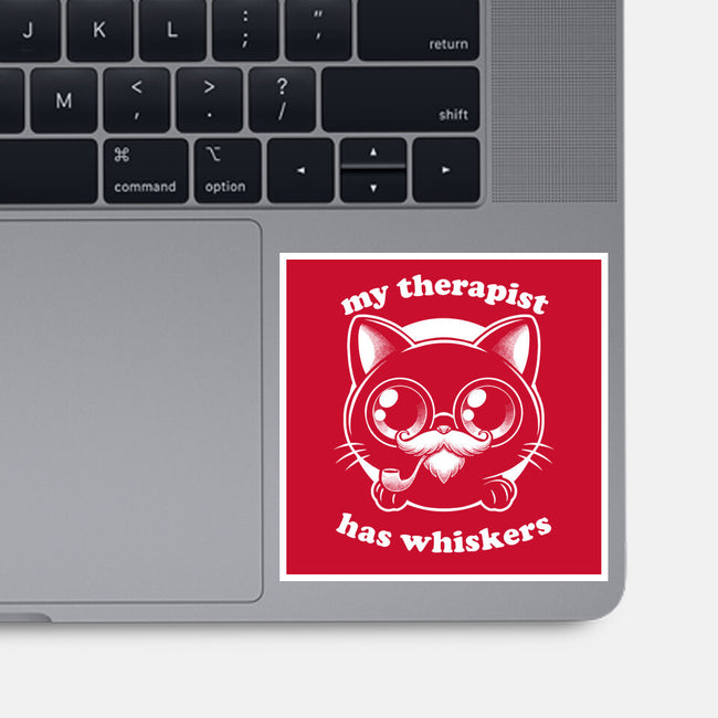 Therapist Cat-None-Glossy-Sticker-Studio Mootant