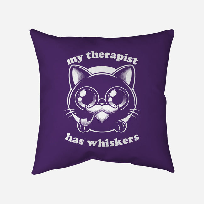 Therapist Cat-None-Removable Cover w Insert-Throw Pillow-Studio Mootant