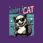 Possum Adopt A Cat-Womens-Fitted-Tee-Studio Mootant