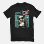 Possum Adopt A Cat-Womens-Basic-Tee-Studio Mootant