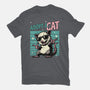 Possum Adopt A Cat-Womens-Fitted-Tee-Studio Mootant