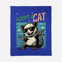 Possum Adopt A Cat-None-Fleece-Blanket-Studio Mootant