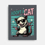 Possum Adopt A Cat-None-Stretched-Canvas-Studio Mootant