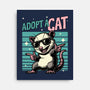 Possum Adopt A Cat-None-Stretched-Canvas-Studio Mootant