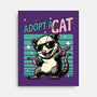Possum Adopt A Cat-None-Stretched-Canvas-Studio Mootant