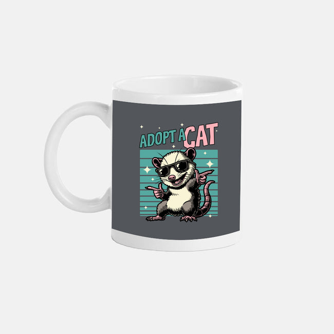 Possum Adopt A Cat-None-Mug-Drinkware-Studio Mootant