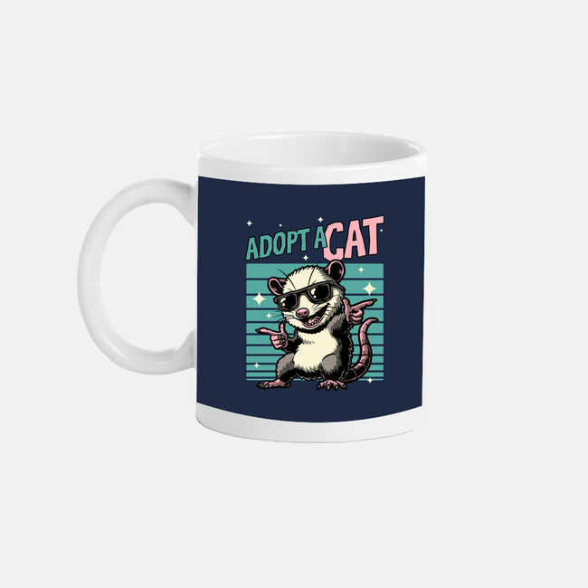 Possum Adopt A Cat-None-Mug-Drinkware-Studio Mootant