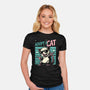 Possum Adopt A Cat-Womens-Fitted-Tee-Studio Mootant