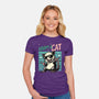 Possum Adopt A Cat-Womens-Fitted-Tee-Studio Mootant